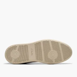 Clarks Herren Brodin Turnschuhe Black Leather