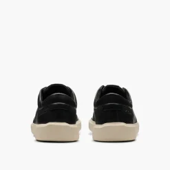 Clarks Herren Brodin Turnschuhe Black Leather