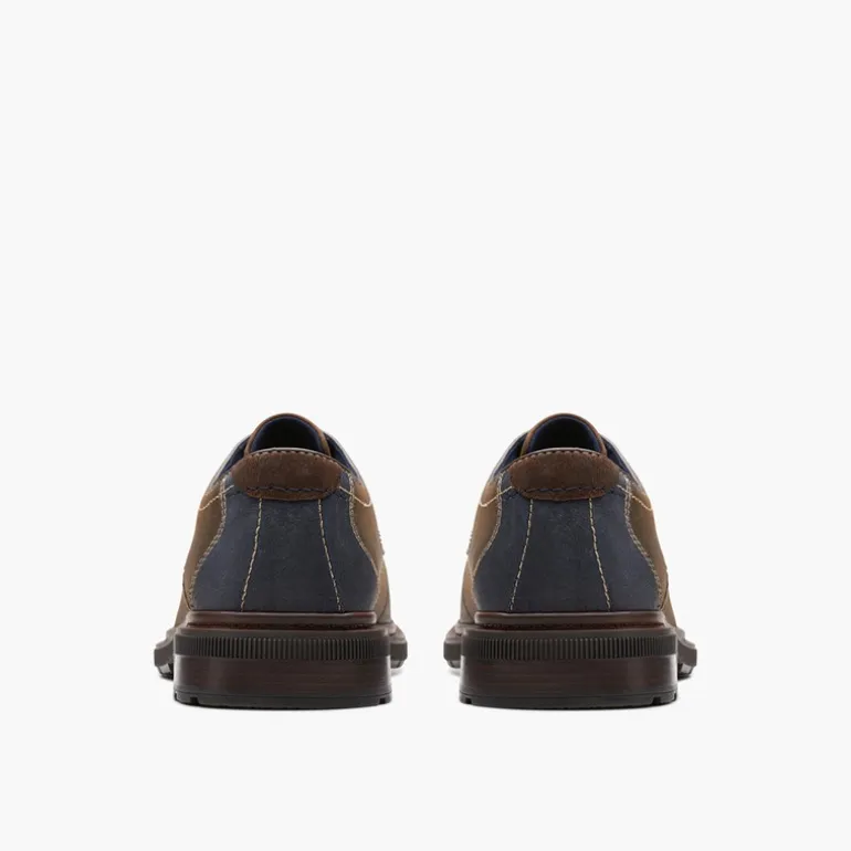 Clarks Herren Burchill Derby Schuhe Beeswax Leather