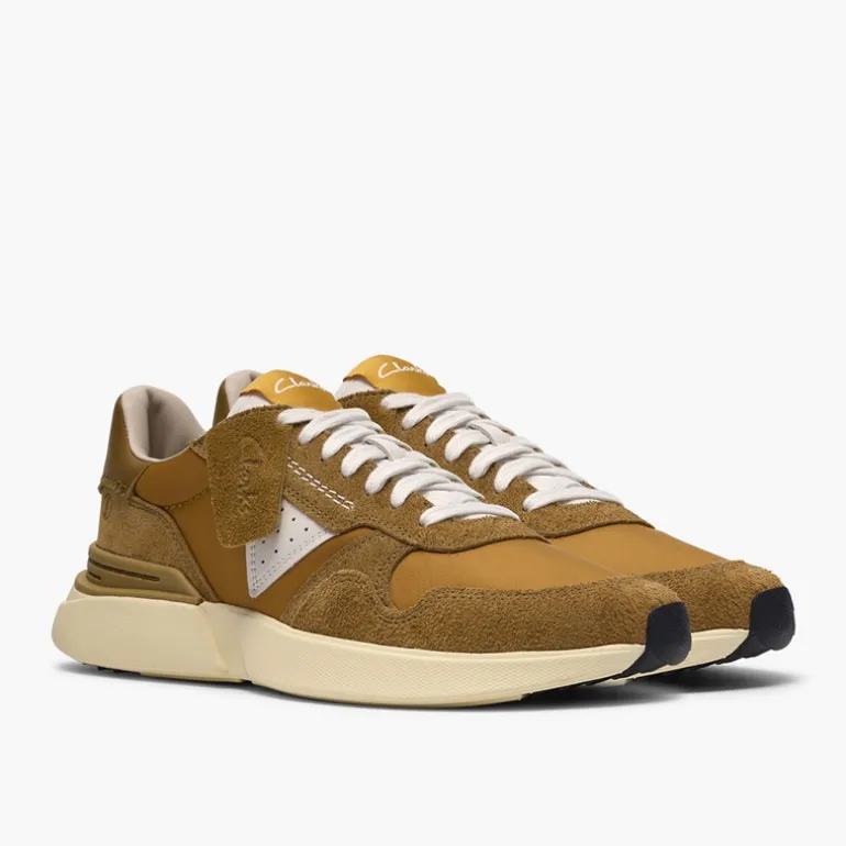 Clarks Herren Craft Wick Turnschuhe Ochre