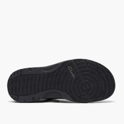 Clarks Herren Guideview Cove Fischer Sandalen Dark Brown Leather