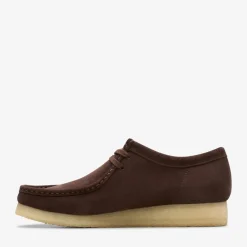 Clarks Herren Originals 2 Wallabee Schuhe 5230 Dark Brown Suede