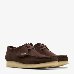 Clarks Herren Originals 2 Wallabee Schuhe 5230 Dark Brown Suede