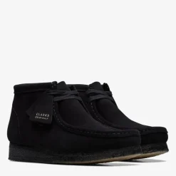 Clarks Herren Originals 2 Wallabee G Stiefel 1219 Black Suede