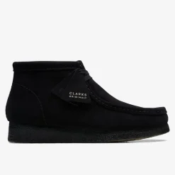 Clarks Herren Originals 2 Wallabee G Stiefel 1219 Black Suede