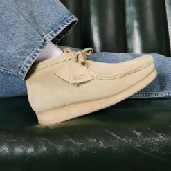 Clarks Herren Originals 2 Wallabee G Stiefel 5252 Maple Suede
