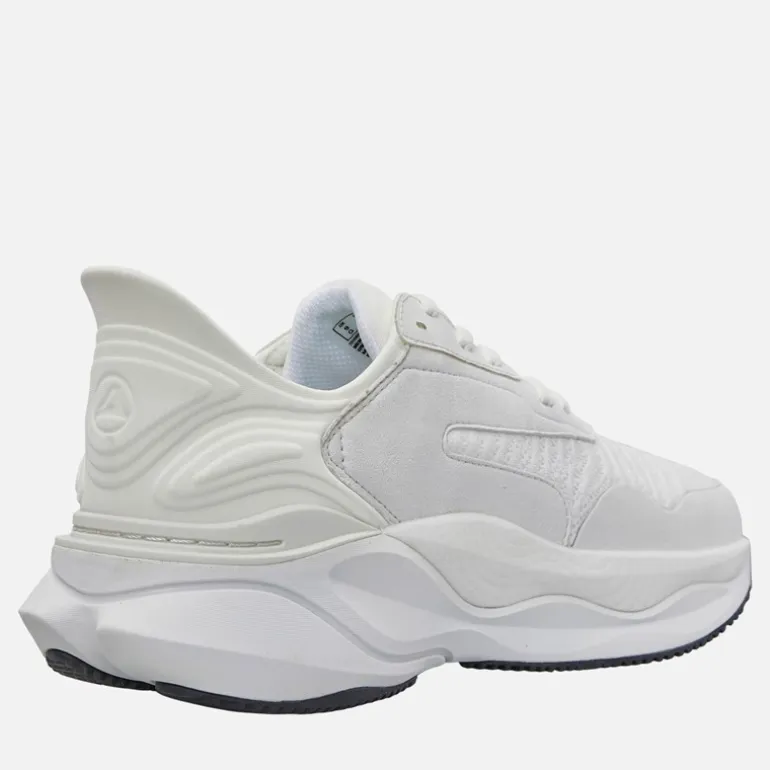 Clarks Herren Pace Trainers Weiss