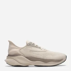 Clarks Herren Pace Turnschuhe Off White Combi