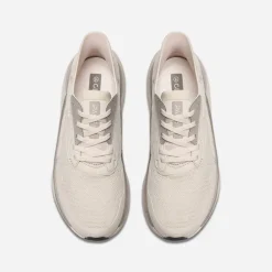 Clarks Herren Pace Turnschuhe Off White Combi