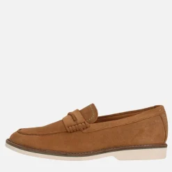 Clarks Herren Premium Atticus LT Slip Schuhe Cola Suede