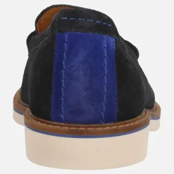Clarks Herren Premium Atticus LT Slip Schuhe Navy Suede