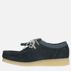 Clarks Herren Premium Evo Wallabee Schuhe Navy