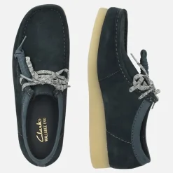 Clarks Herren Premium Evo Wallabee Schuhe Navy