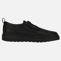 Clarks Herren Premium Polden Schnürschuhe Black Leather