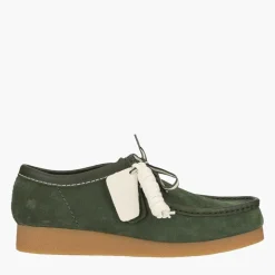 Clarks Herren Premium Wallabee Evo G Schuhe Green Sde