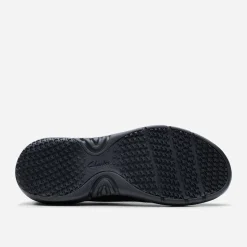 Clarks Herren Pro Free Strick Turnschuhe Black Knit