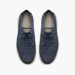 Clarks Herren Schnürschuhe Navy Combi