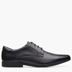 Clarks Herren Sidton Schnürschuhe Black Leather