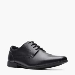 Clarks Herren Sidton Schnürschuhe Black Leather