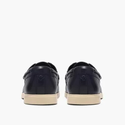 Clarks Herren Torford Boot Schuhe Navy Leather