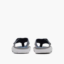 Clarks Herren Wesley Sun Sandalen Navy Leather