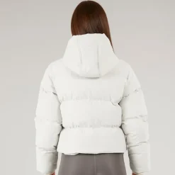 Closure London Damen Storm Manschette Kurze Steppjacke Stein