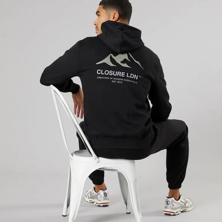 Closure London Herren Berg Silhouette Trainingsanzug Schwarz/Olive