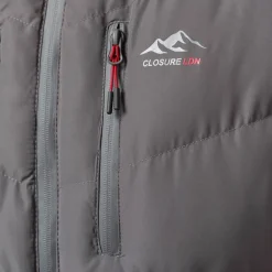 Closure London Herren Tech Logo Puffer Jacke Anthrazit