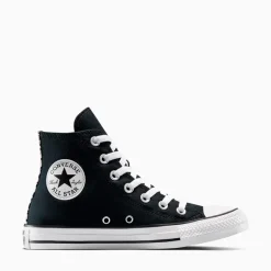 Converse Chuck Taylor All Star Hi Leopard Sneaker Schwarz/Coastal Dune/Egret