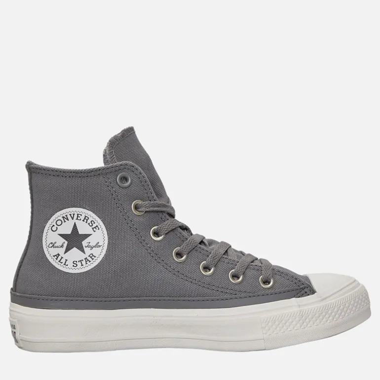 Converse Chuck Taylor All Star Hi Doppel Schnürsenkel Sneaker Sharkskin/Vintage White