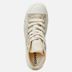 Converse Damen Chuck Taylor All Star Hi Leopard Turnschuhe Natural Ivory/Light Gold/Egret