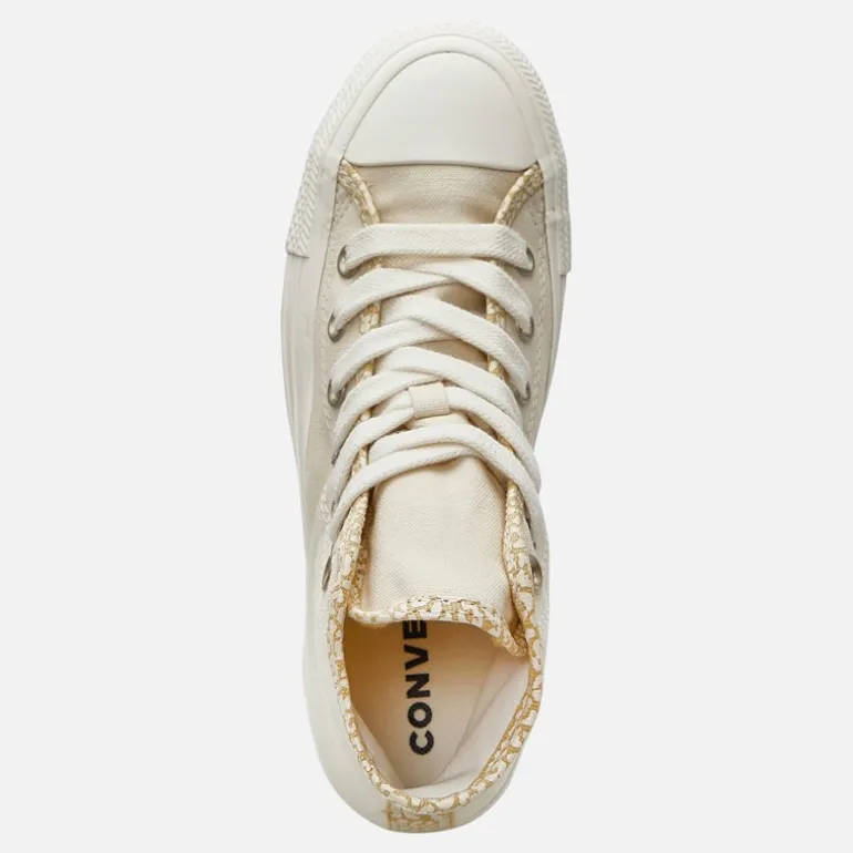 Converse Damen Chuck Taylor All Star Hi Leopard Turnschuhe Natural Ivory/Light Gold/Egret