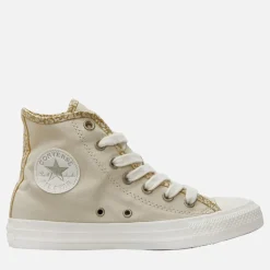 Converse Damen Chuck Taylor All Star Hi Leopard Turnschuhe Natural Ivory/Light Gold/Egret