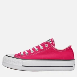 Converse Damen Chuck Taylor All Star Lift Plateau Turnschuhe Cerise Pink/Weiß/Schwarz
