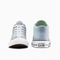 Converse Herren Chuck Taylor All Star Malden Street Mid Canvas Und Wildleder Trainer Wet Stone / Weiss / Schwarz