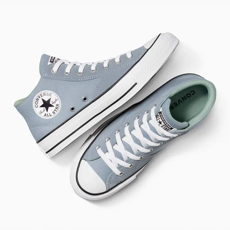 Converse Herren Chuck Taylor All Star Malden Street Mid Canvas Und Wildleder Trainer Wet Stone / Weiss / Schwarz