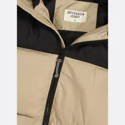 Copenhagen Legacy Herren Jacke mit Kapuze Khaki / Schwarz
