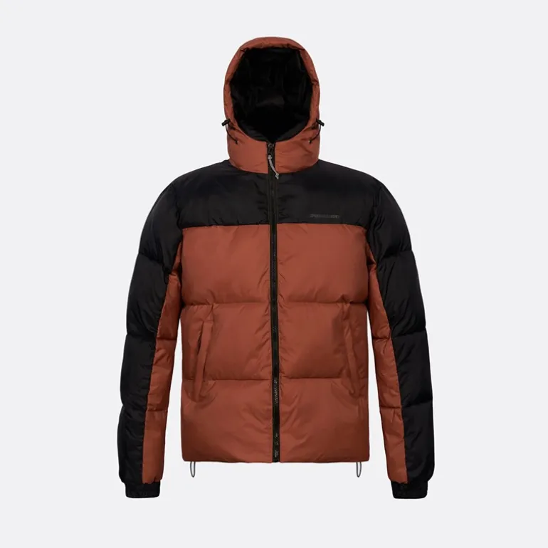 Copenhagen Legacy Herren Jacke mit Kapuze Rost / Schwarz
