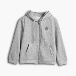 Copenhagen Legacy Junge Reißverschluss Hoodie Grey Melange