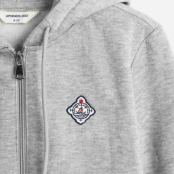Copenhagen Legacy Junge Reißverschluss Hoodie Grey Melange