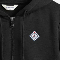 Copenhagen Legacy Junge Reißverschluss Hoodie Schwarz