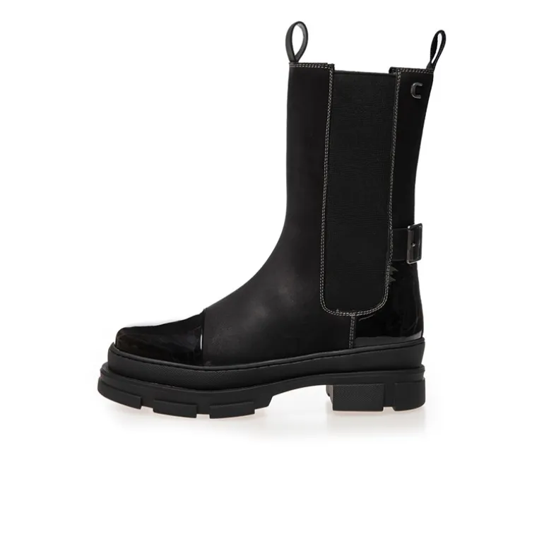 Copenhagen Shoes Damen Die Glauben Stiefel 038 Black Patent