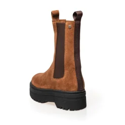 Copenhagen Shoes Damen Going Suede Copenhagen Stiefel 0241 Cognac