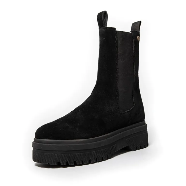 Copenhagen Shoes Damen Going Suede Copenhagen Stiefel 001 Schwarz