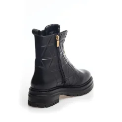 Copenhagen Shoes Damen Moonlight Leder Stiefel 0001 Schwarz