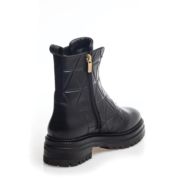Copenhagen Shoes Damen Moonlight Leder Stiefel 0001 Schwarz