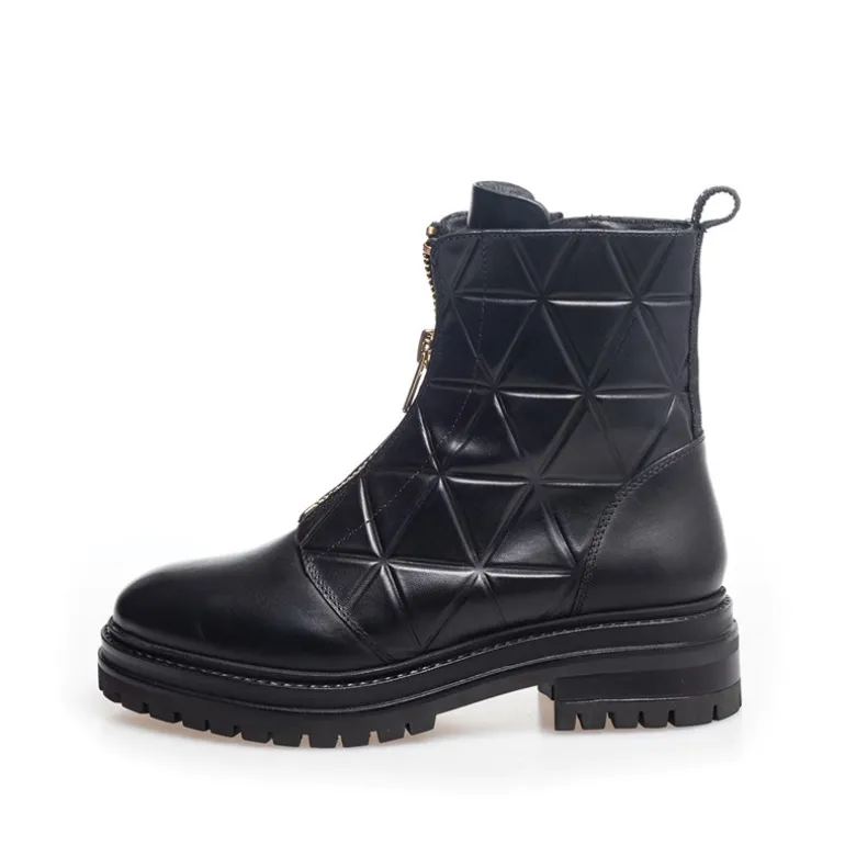 Copenhagen Shoes Damen Moonlight Leder Stiefel 0001 Schwarz