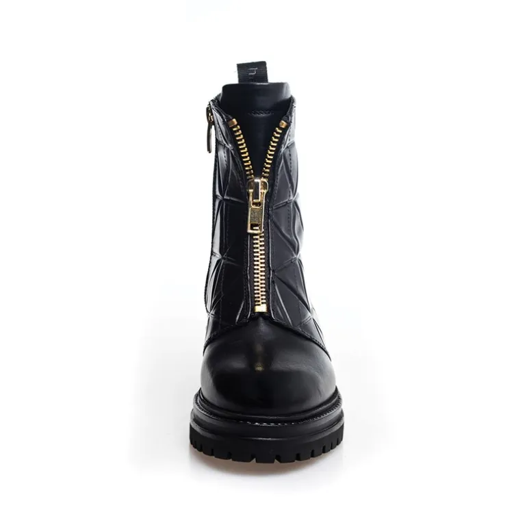 Copenhagen Shoes Damen Moonlight Leder Stiefel 0001 Schwarz