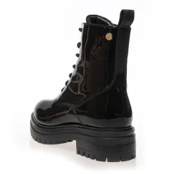 Copenhagen Shoes Damen Rocka Laze Stiefel 0011 Schwarzes Lackleder