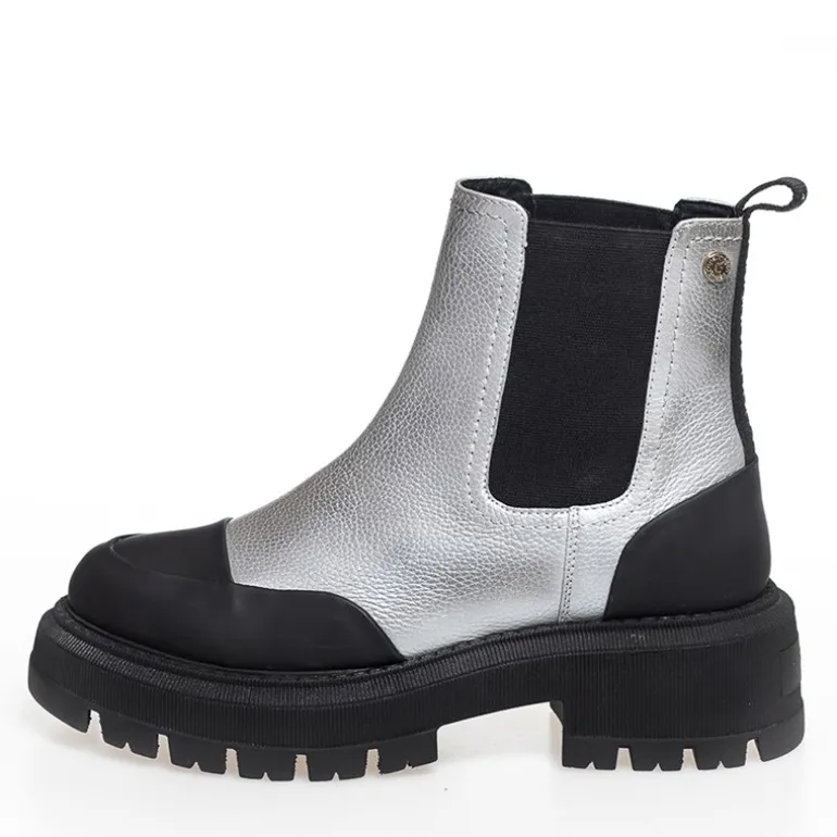 Copenhagen Shoes Damen Sally Mädchen 23 niedrige Stiefel 0050 Silber